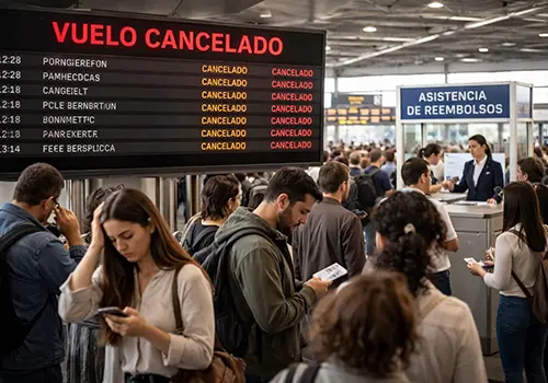 Vuelo cancelado Ryanair 2026: Cómo reclamar tu Reembolso y 600€ TripMozzo