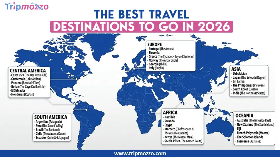The Best Travel Destinations to Go in 2026 TripMozzo