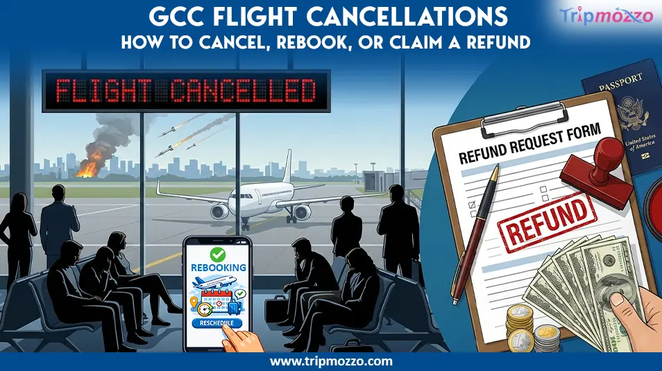 GCC Flight Cancellations 2026: How to Cancel, Rebook, or Claim a Refund TripMozzo