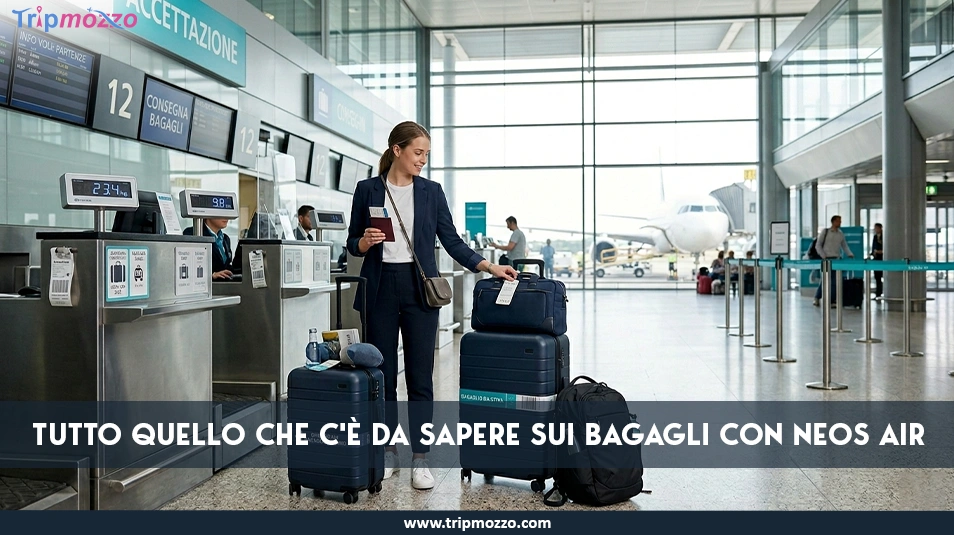 Tutto quello che c'è da sapere sui bagagli con Neos Air TripMozzo