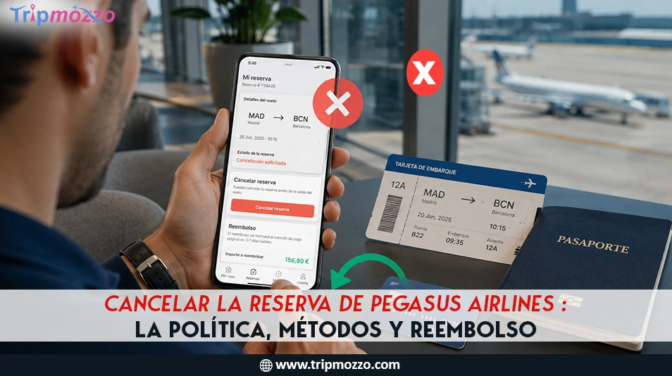 Cancelar la reserva de Pegasus Airlines : la política, métodos y reembolso TripMozzo