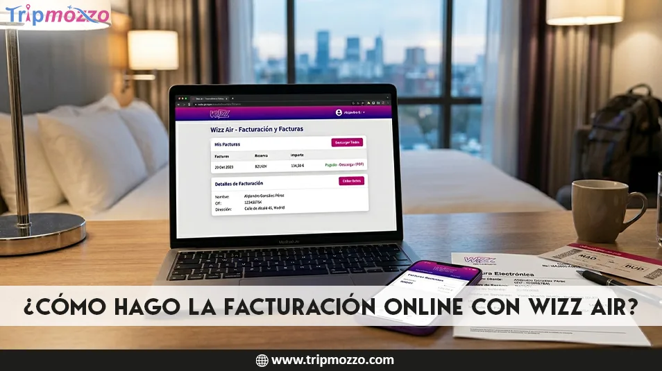 ¿Cómo hago la facturación online con Wizz Air? TripMozzo