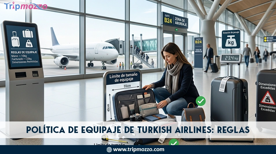 Política de Equipaje de Turkish Airlines: Reglas 2026 TripMozzo
