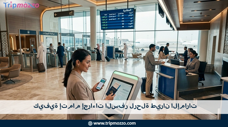كيفية إتمام إجراءات السفر لرحلة طيران الإمارات TripMozzo