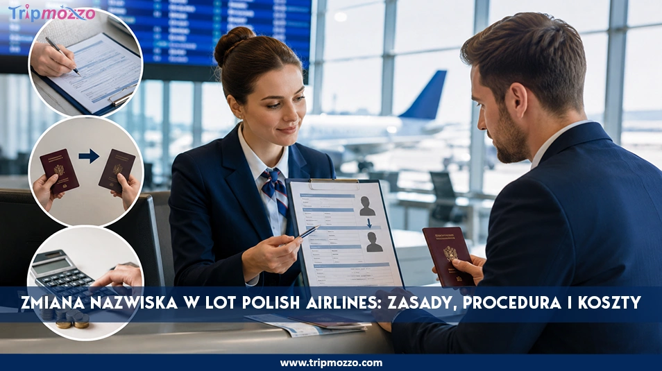 Zmiana nazwiska w LOT Polish Airlines: zasady, procedura i koszty TripMozzo