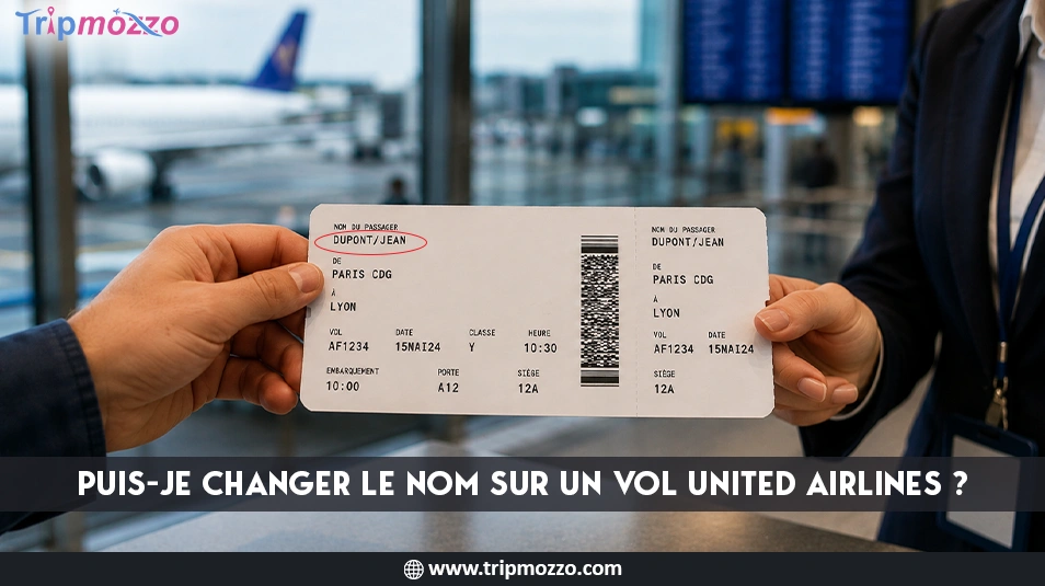 Puis-je changer le nom sur un vol United Airlines ? TripMozzo