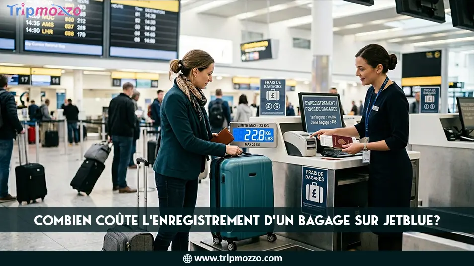 Combien coûte l'enregistrement d'un bagage sur JetBlue? TripMozzo