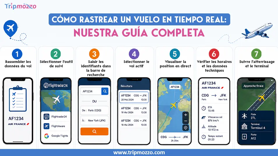 Comment suivre un vol en temps réel : notre guide complet  TripMozzo