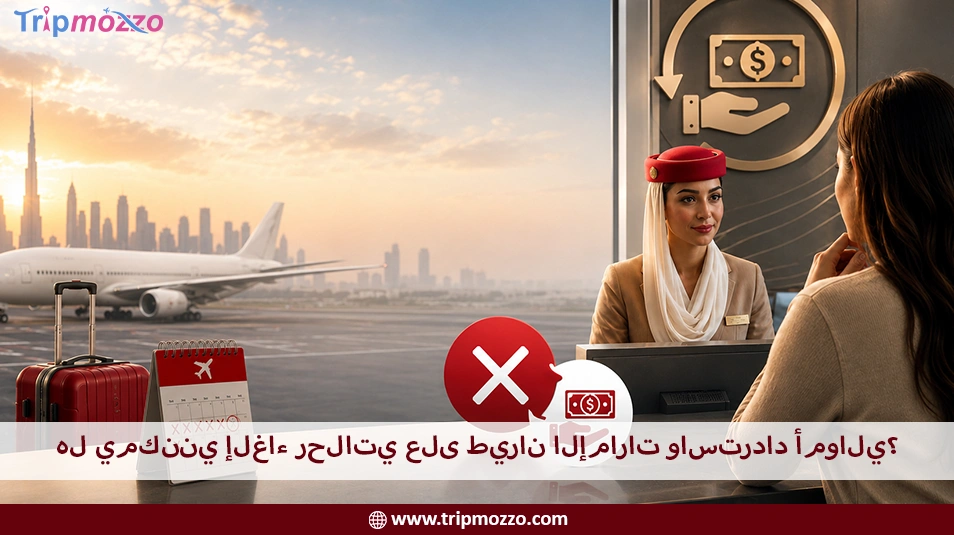 هل يمكنني إلغاء رحلاتي على طيران الإمارات واسترداد أموالي؟ TripMozzo
