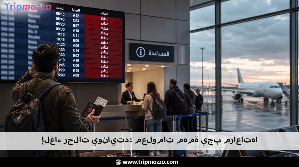 إلغاء رحلات يونايتد: معلومات مهمة يجب مراعاتها TripMozzo