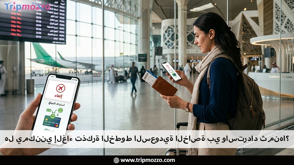 هل يمكنني إلغاء تذكرة الخطوط السعودية الخاصة بي واسترداد ثمنها؟ TripMozzo