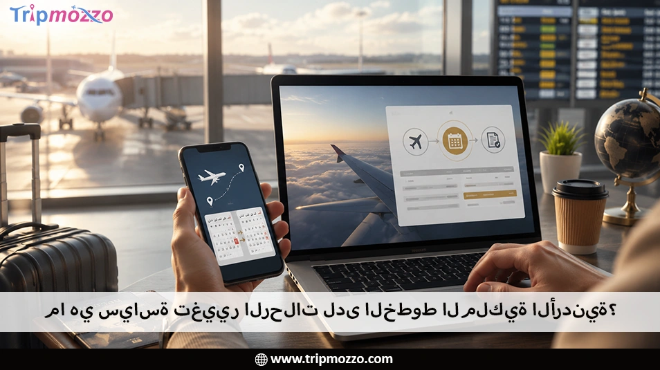 ما هي سياسة تغيير الرحلات لدى الخطوط الملكية الأردنية؟ TripMozzo